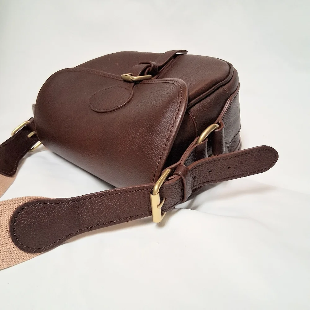 Brown Leather Crossbody Bag